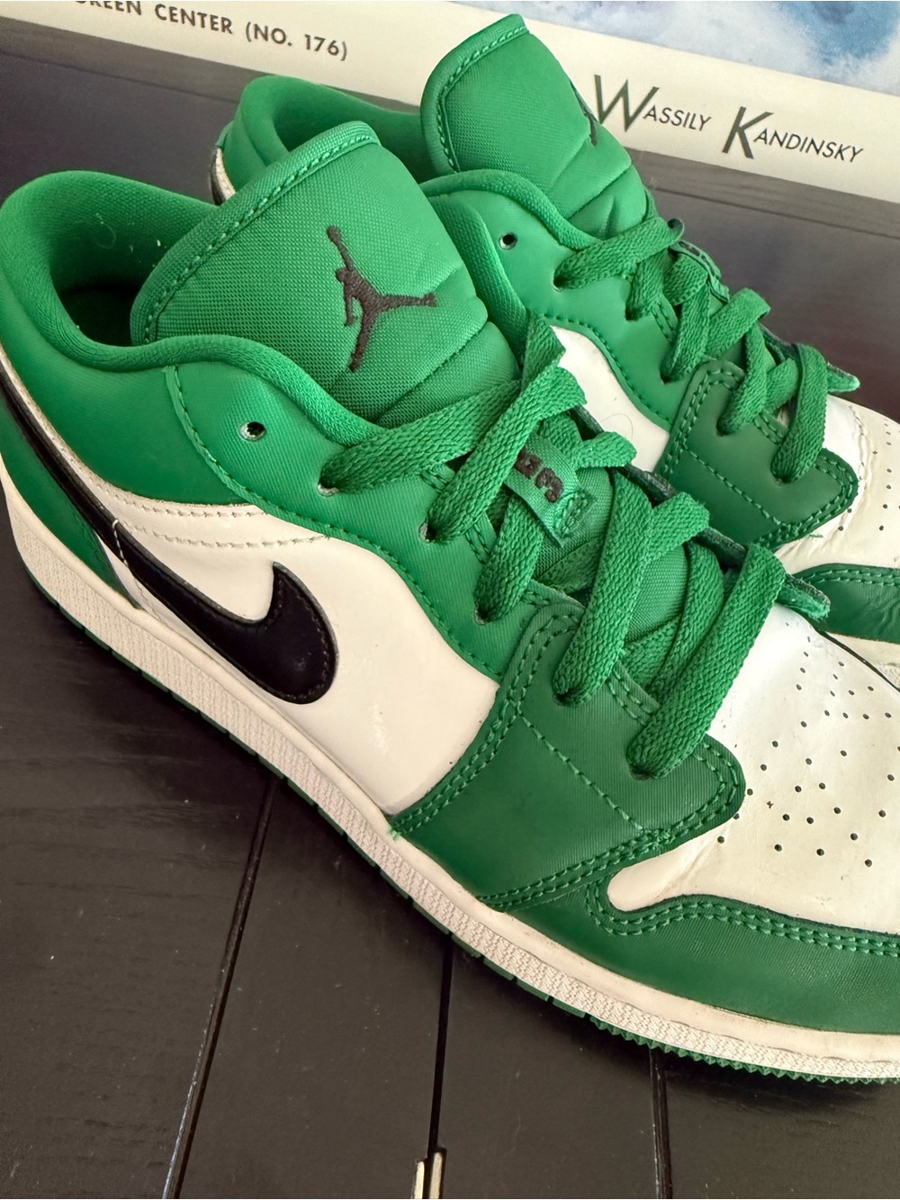 NIKE Jordan 1 Low Pine Green